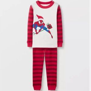 Hanna Andersson Marvel SpiderMan Christmas Pajamas Size 70cm (6-12 mth) NEW